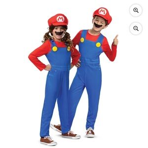 NEW Disguise Super Mario Bros. Mario Costume for Children, S (6/7) - Nintendo
